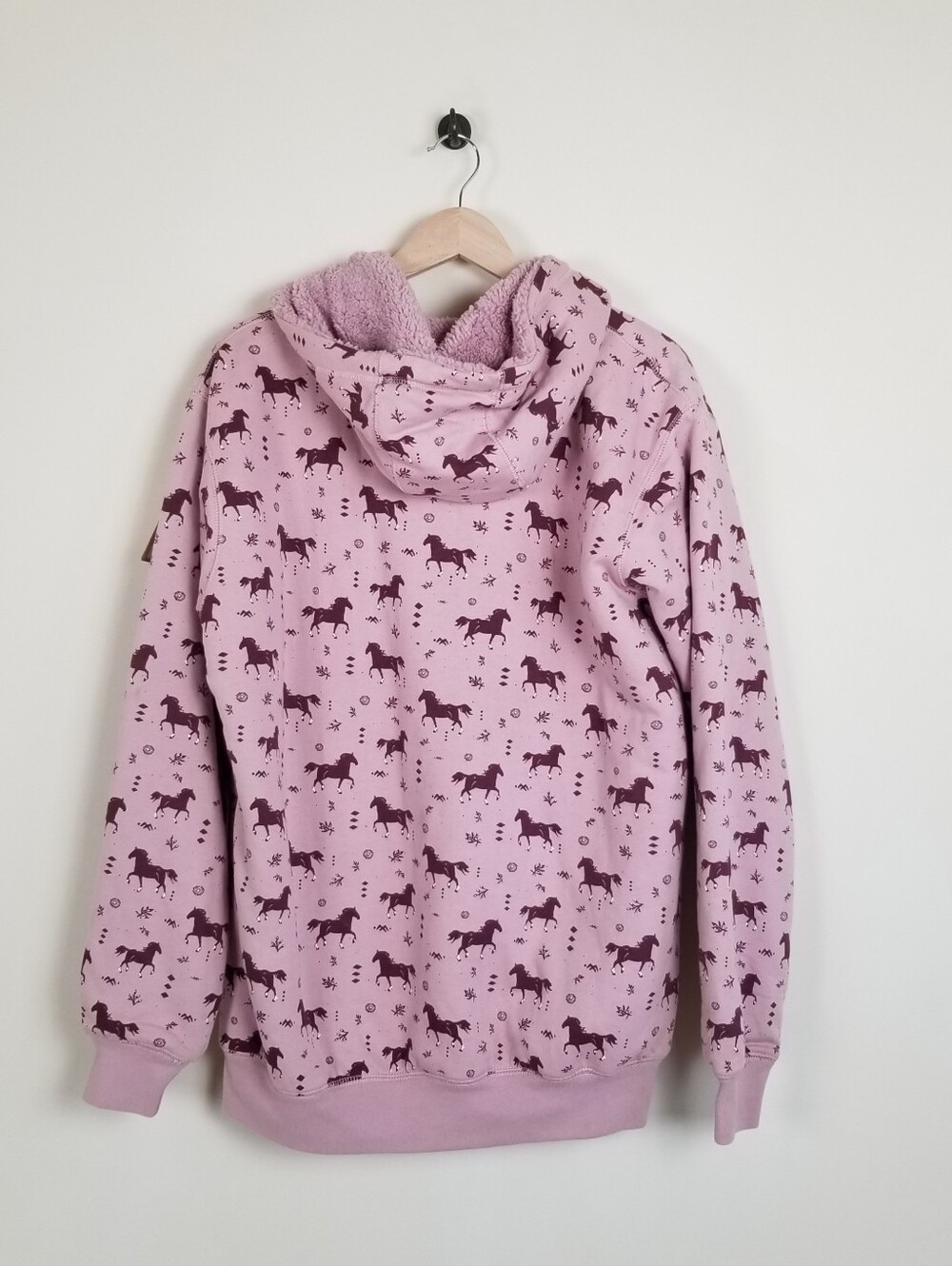 Blue Mountain Sherpa-Lined Hoodie Swestshirt Jacket Size XL NWT - Picture 5 of 9